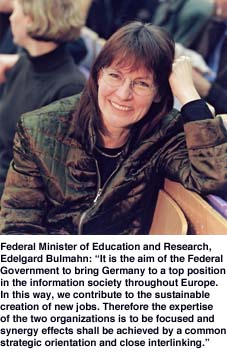 German Federal Minister of Education and Research, Edelgard Bulmahn