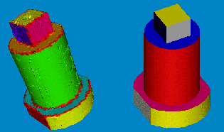 Figure 2: Reverse engineering is high-level interpretation of measured 3D data.