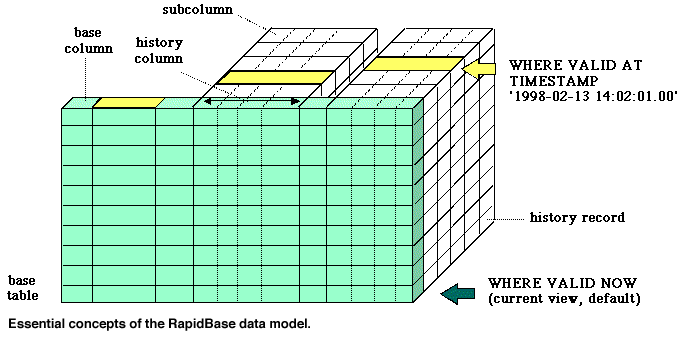 Essential concepts of the RapidBase data model