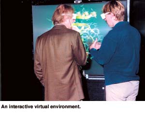an interactive virtual environment 