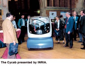 The Cycab presented by INRIA.