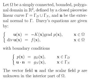 Figure 1: Darcy’s law.