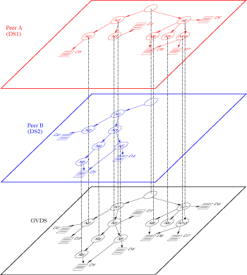 Figure 2: 
Building the GVDS in PEERWARE.