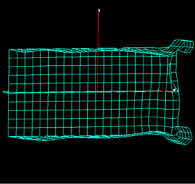 Figure 3: One possible mode of the crash simulation.