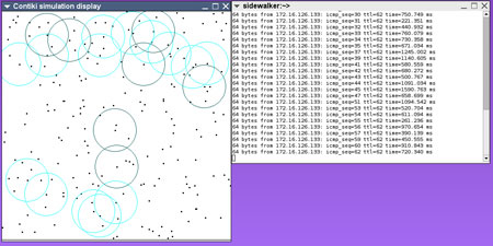 The Contiki network simulator.