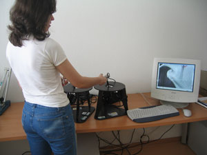 A training session with Laparoscopy Impulse Engine.